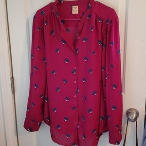 Plus size 100% polyester Blouse
